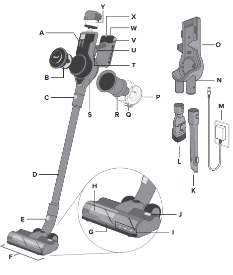 Levoit-LSV-VF401-AUS-VortexIQ-Stick-Vacuum-figure-1