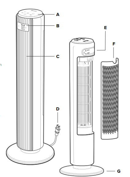 Levoit-LTF-F361-WUS-Convenient-Tower-Fan-FIG-1