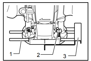 User operating Makita RP0900 with switch trigger