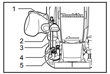 Inspecting Makita RP0900 bit for cracks or damage