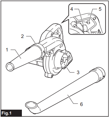 Makita-UB002G-Cordless-XGT-Compact-Blower-figure-1