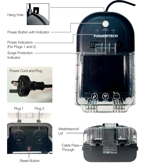 POWERTEC-POSP20W-Outdoor-Smart-Outlets-FIG-1