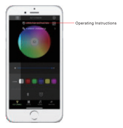 LED flood light mounted on wall, illuminating a backyard garden during the night