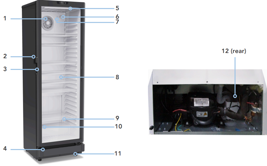 PROTECH-CDM-600BW-Freestanding-Refrigerator-figure-2