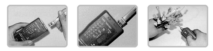 User testing electric wires with crocodile clip attachment