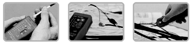 Wire collation test with RJ45 plugs inserted in tracer