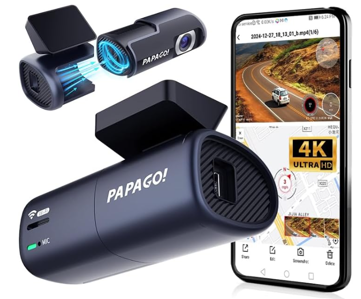Papago N268 Mini Front 4K Dash Cam