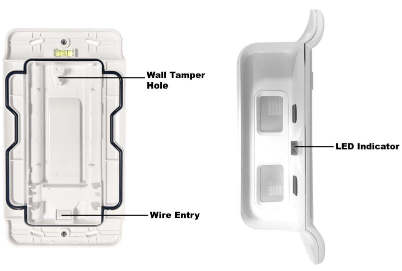 Paradox PMD780M front view showing sensor lenses