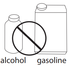 Vacuum cleaner body with hose