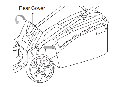 Adjustable upper and lower handles of a Ronix 4446 mower