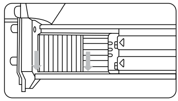 Do not expose nailer battery to fire or water