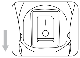 Step-by-step view of inserting staples into the magazine