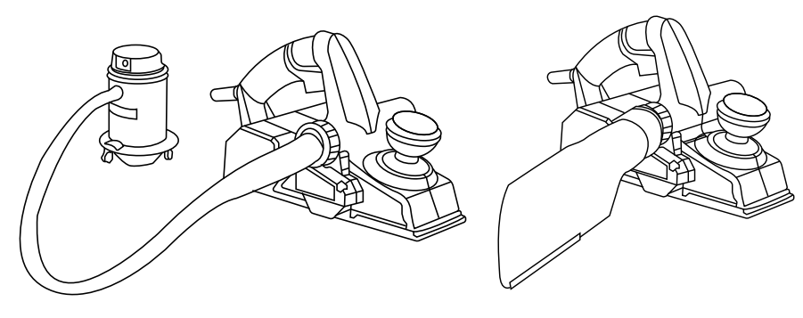 Motor and blade housing of the electric planer for precision planing