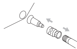 User pressing the trigger while the safety lock is released