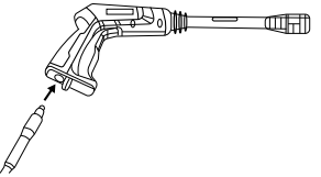 Dust compartment being opened for cleaning