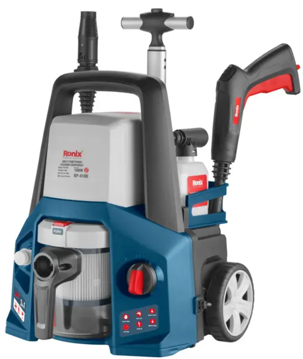 Close-up view of the appliance power switch