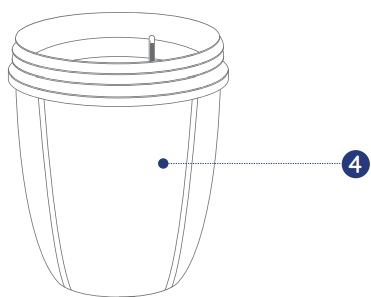 BL400 Kitchen Power Blender assembled for blending fruits and vegetables