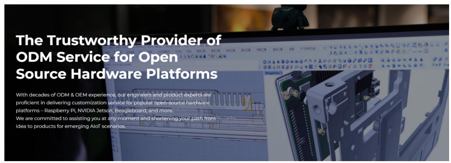 Back view of Seeed Studio SenseCAP Indicator 4-inch Touch Screen showing ports