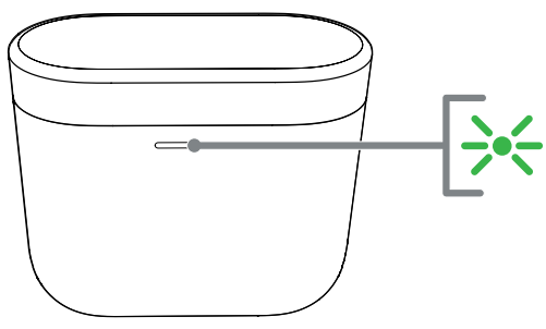 Three sizes of silicone ear tips for in-ear fit – small, medium, and large