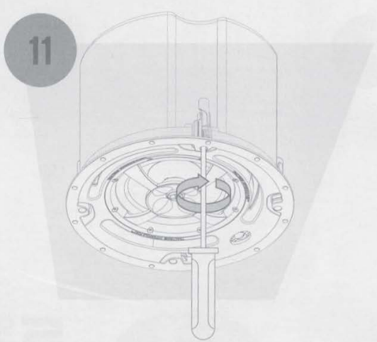 Example of electrical wiring routed through a ceiling opening