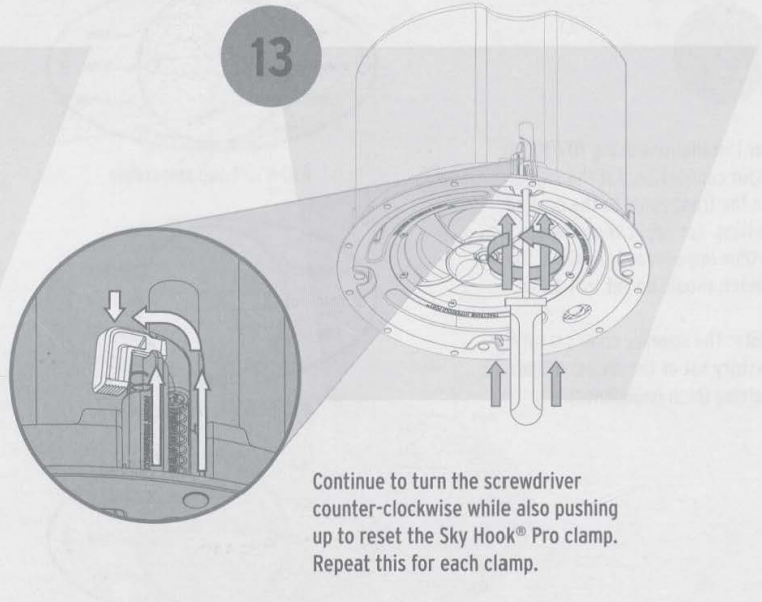 Demonstration of inserting the audio device into the prepared cutout