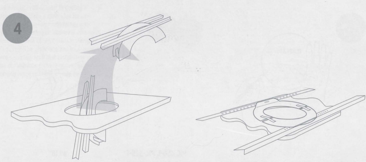 Long metal rails for supporting in-ceiling mounting