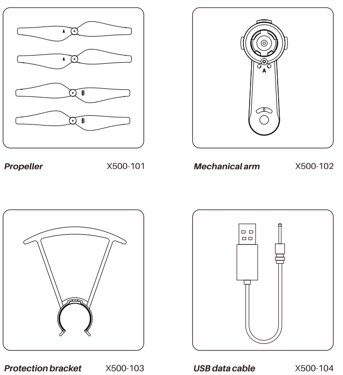 SIMREX-X500-RC-Quadcopter-1080P-HD-Camera-Drone-figure-22