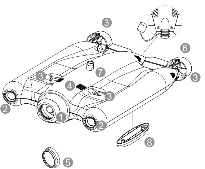 CHASING-GLADIUS-Pro-4K-Underwater-Drone-figure-1