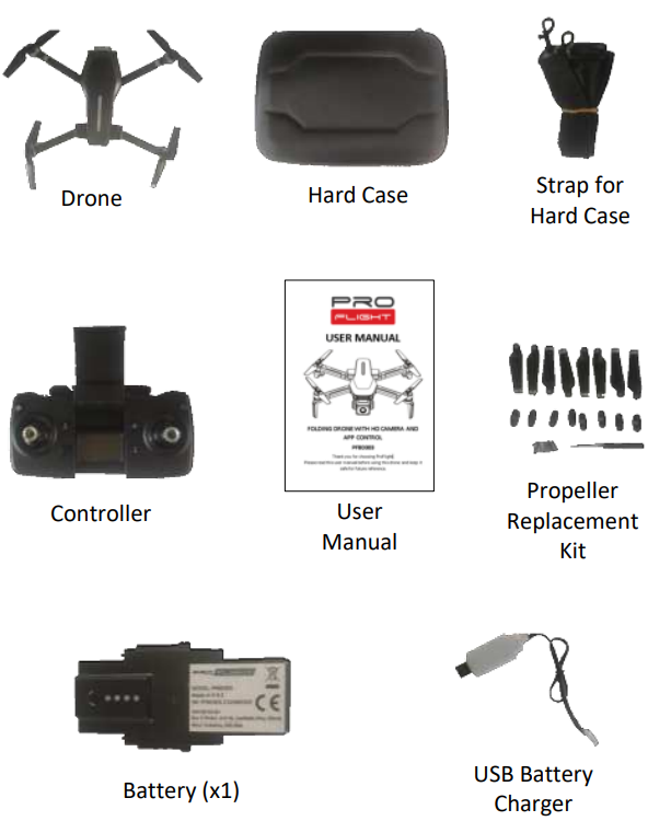 PRO-FLIGHT-PFBD303-Folding-Drone-with-HD-Camera-figure-2
